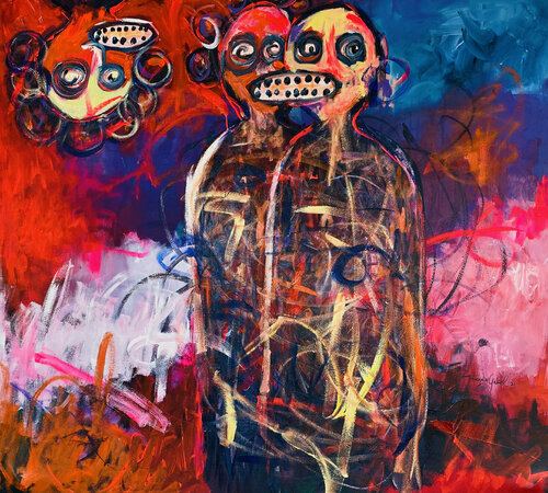 Childhood memories de Gabriel Jideonwor, Pintura a la venta en Singulart
