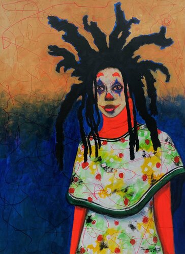 Childhood 3 de Gabriel Jideonwor, Pintura a la venta en Singulart