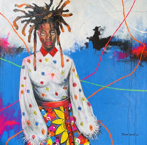 Asake by Gabriel Jideonwor, Painting for Sale on Singulart