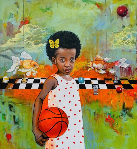 Where hope lives by Gabriel Jideonwor, Painting for Sale on Singulart