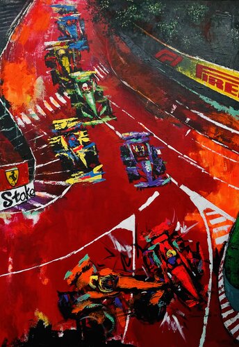 F1 by Gabriel Jideonwor, Painting for Sale on Singulart