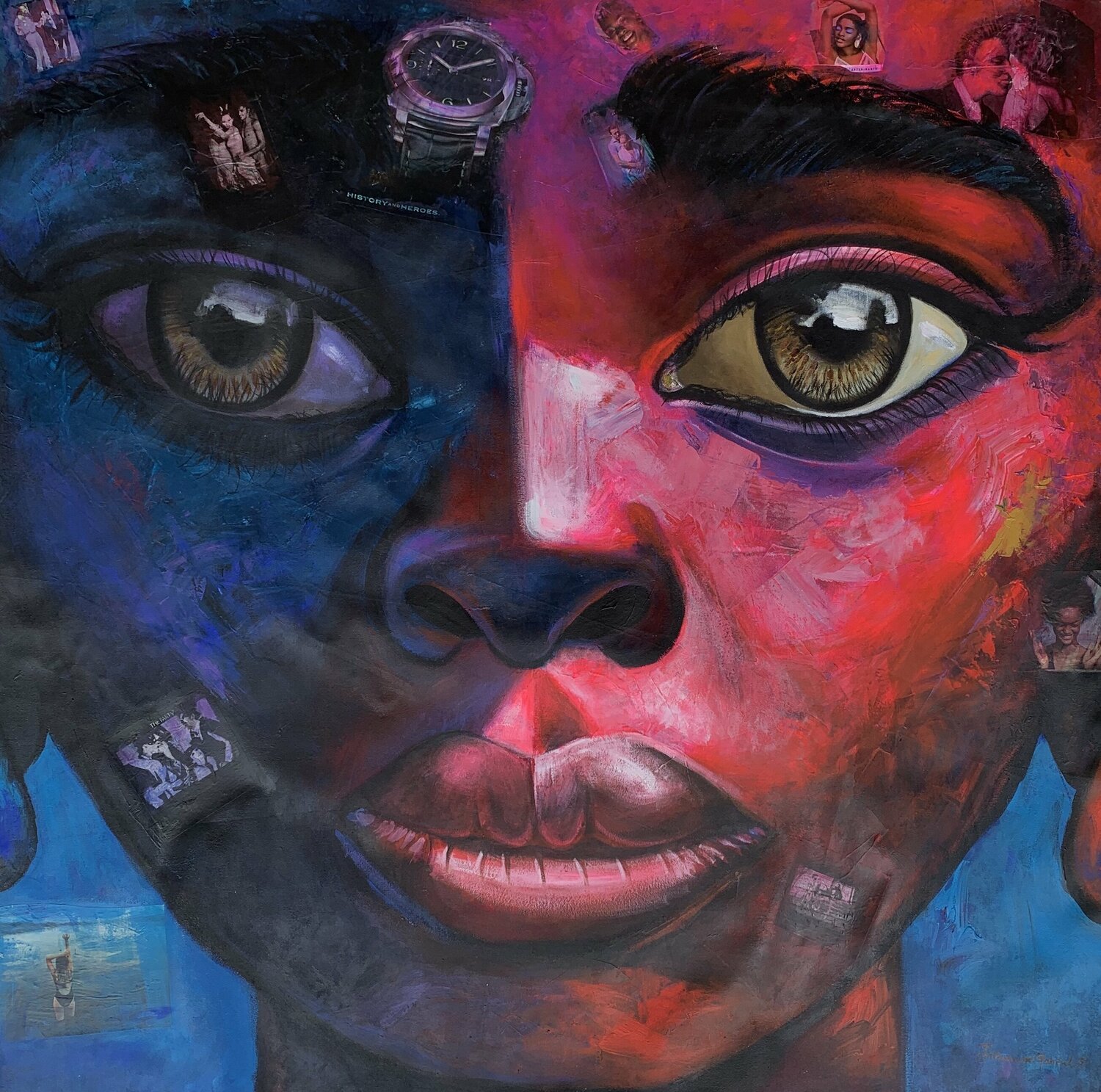 Gaze 3 Gabriel Jideonwor Pintura original en venta