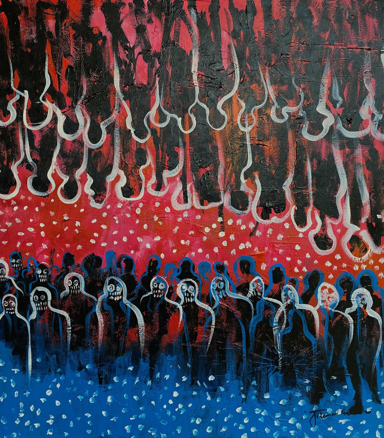 The world and it’s shadows Gabriel Jideonwor Pintura original en venta
