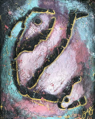 glyph 39 par Jason Lincoln Jeffers, Peinture en vente sur Singulart