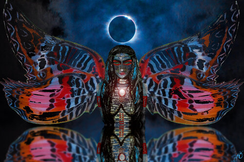 butterfly 10 van Jason Lincoln Jeffers, Digitaal te koop op Singulart