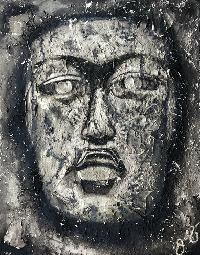 mask 9 van Jason Lincoln Jeffers, Schilderij te koop op Singulart