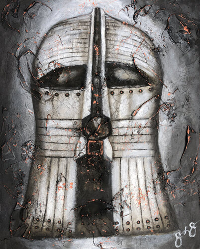 mask 6 by Jason Lincoln Jeffers, 회화 for Sale on Singulart