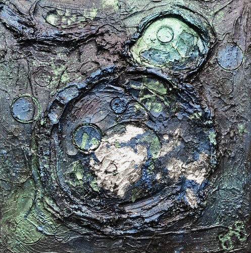 aeon 9: the ceres lights par Jason Lincoln Jeffers, Peinture en vente sur Singulart