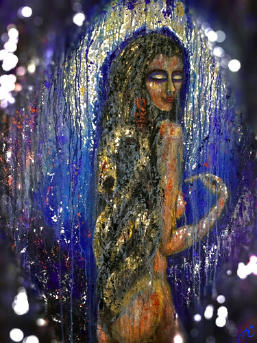 quan yin 3 par Jason Lincoln Jeffers, Digital en vente sur Singulart