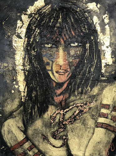 quan yin 7 by Jason Lincoln Jeffers, Painting for Sale on Singulart