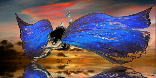 butterfly 57 de Jason Lincoln Jeffers, Digital a la venta en Singulart
