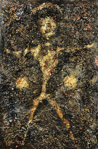 aeon 40: the squatter man par Jason Lincoln Jeffers, Peinture en vente sur Singulart