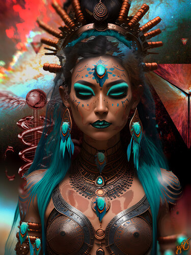 goddess 61 par Jason Lincoln Jeffers, Digital en vente sur Singulart
