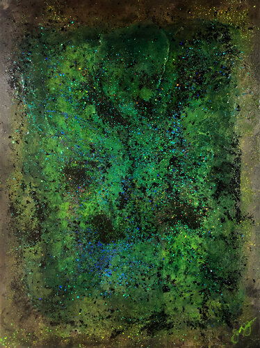 tranquility 3: portal to peace. by Jason Lincoln Jeffers, 회화 for Sale on Singulart