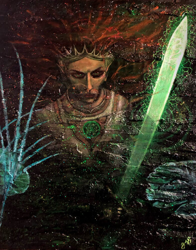 lady of the lake by Jason Lincoln Jeffers, 絵画 for Sale on Singulart