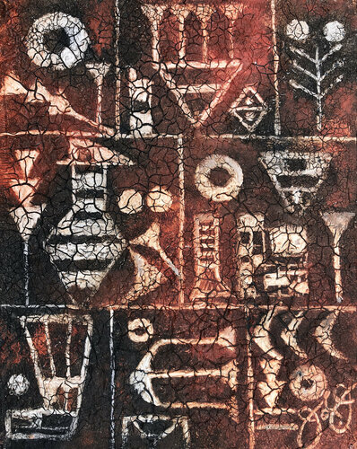 cuneiform 2 di Jason Lincoln Jeffers, Opera su carta in vendita su Singulart