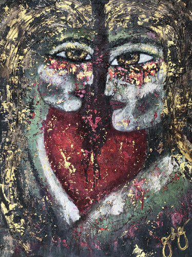 twin souls 17 von Jason Lincoln Jeffers, Werk auf Papier kaufen auf Singulart