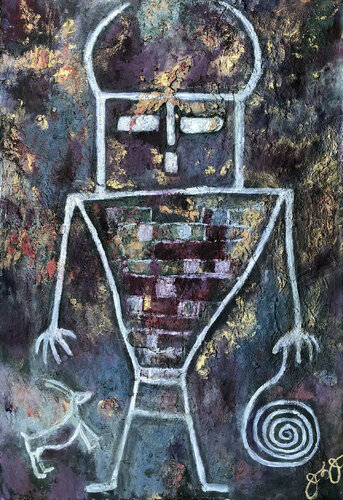 skinwalker 14 di Jason Lincoln Jeffers, Opera su carta in vendita su Singulart