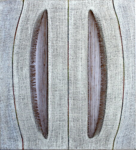 For Lucio Fontana van Giustino Caposciutti, Schilderij te koop op Singulart