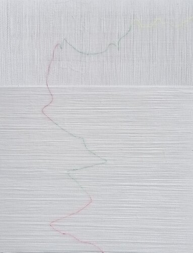 Linea analitica dell'arte von Giustino Caposciutti, Textil kaufen auf Singulart