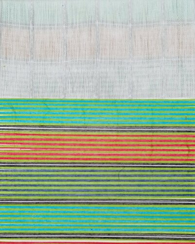 Una linea analitica dell'arte. Di trame e di orditi van Giustino Caposciutti, Textiel te koop op Singulart