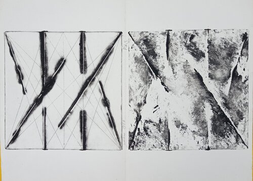 ...e/o... (double face con tagli) Giustino Caposciutti