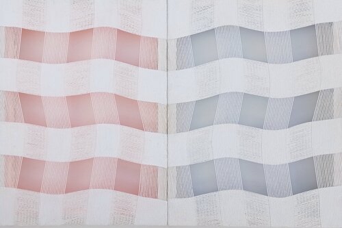 Riflessi complementari 2 (dittico) von Giustino Caposciutti, Malerei kaufen auf Singulart