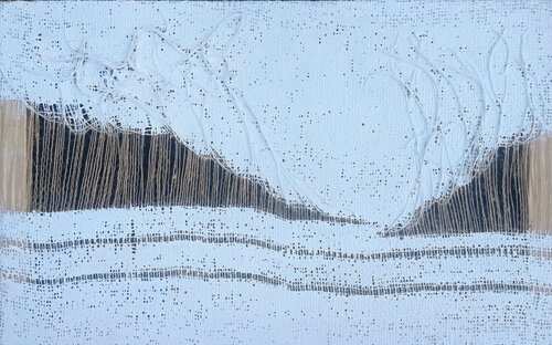 Visione invernale di Giustino Caposciutti, Pittura in vendita su Singulart