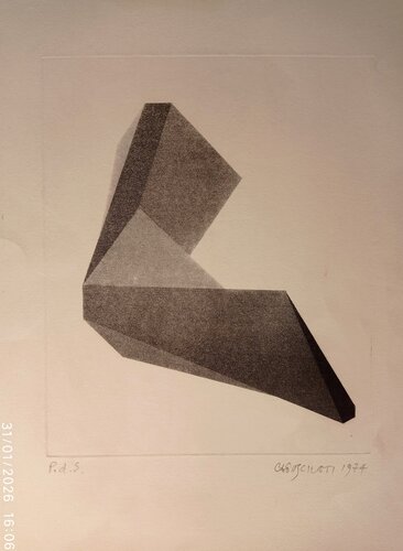 Strutture primarie 1 (1974) di Giustino Caposciutti, Stampa in vendita su Singulart