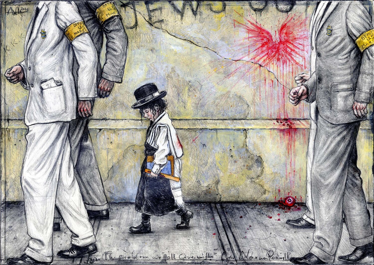 The problem we all live with (f. n. Norman Rockwell) by
