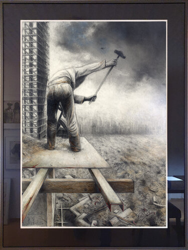 Lost on Earth de Andreas Noßmann, Dibujo a la venta en Singulart