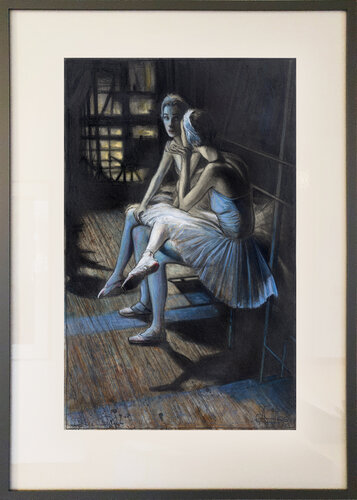 Blue Light par Andreas Noßmann, Dessin en vente sur Singulart