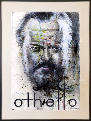 Othello - Orson Welles by Andreas Noßmann, Drawing for Sale on Singulart