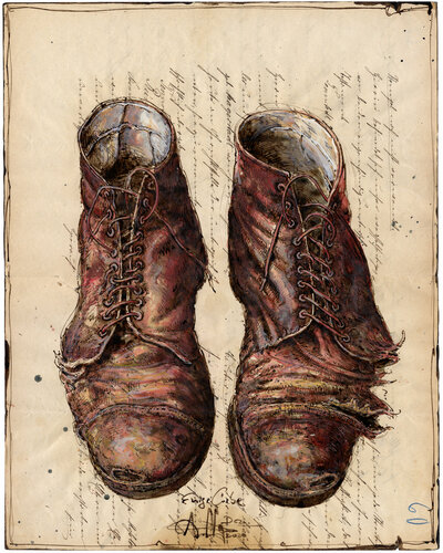 Ewige Liebe (Eternal love) van Andreas Noßmann, Tekening te koop op Singulart