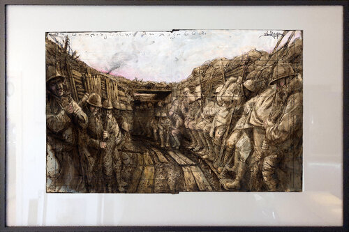 Die Unerträglichkeit des Augenblicks (The unbearability of the moment) by Andreas Noßmann, Drawing for Sale on Singulart