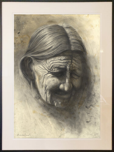 Ancient Arapaho van Andreas Noßmann, Tekening te koop op Singulart
