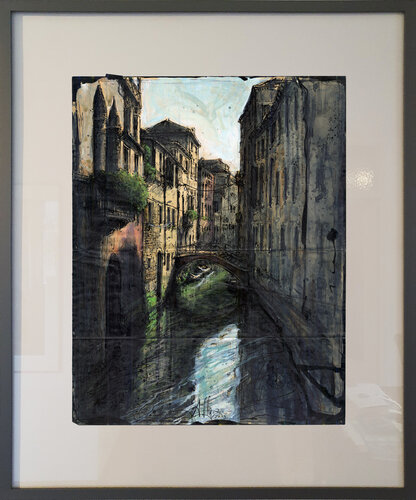 Venedig - Am kleinen Kanal par Andreas Noßmann, Dessin en vente sur Singulart