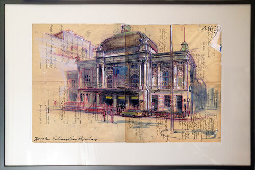 Deutsches Schauspielhaus - Hamburg von Andreas Noßmann, Zeichnungen kaufen auf Singulart