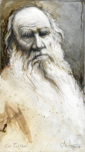 Leo Tolstoi di Andreas Noßmann, Disegno in vendita su Singulart