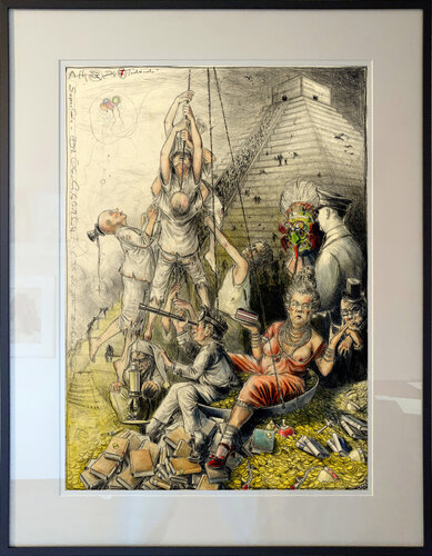 Superbia - Überheblichkeit (Arrogance) van Andreas Noßmann, Tekening te koop op Singulart