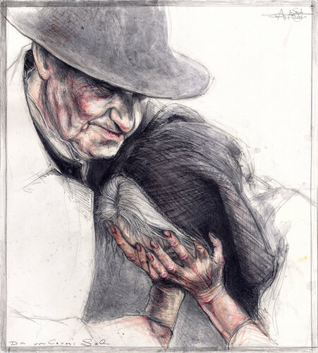 Der verlorene Sohn (The lost son) par Andreas Noßmann, Dessin en vente sur Singulart