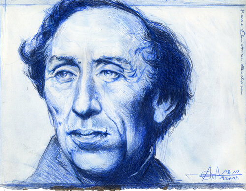 Hans Christian Andersen di Andreas Noßmann, Disegno in vendita su Singulart