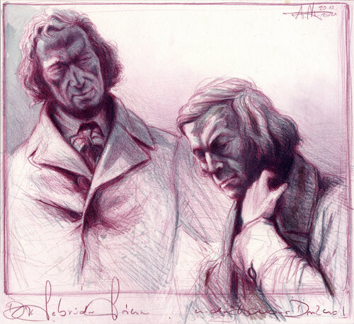 Gebrüder Grimm by Andreas Noßmann, Drawing for Sale on Singulart