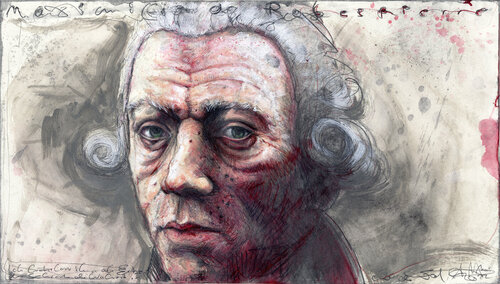 Maximilien de Robespierre par Andreas Noßmann, Dessin en vente sur Singulart