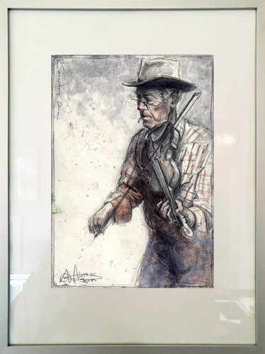Country Man van Andreas Noßmann, Tekening te koop op Singulart