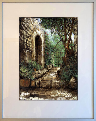 Mediterran (Mediterranean) van Andreas Noßmann, Tekening te koop op Singulart