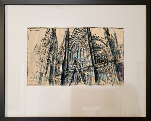 Kölner Dom van Andreas Noßmann, Tekening te koop op Singulart