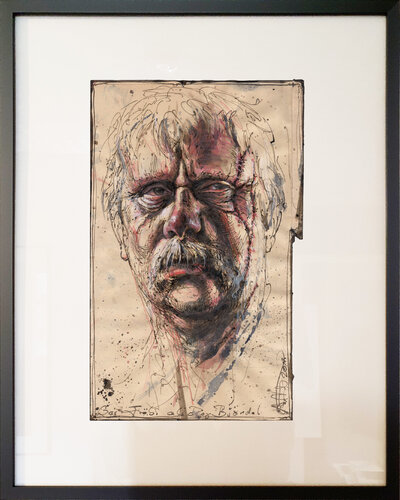 Gert Fröbe als Dag Björndal by Andreas Noßmann, Drawing for Sale on Singulart