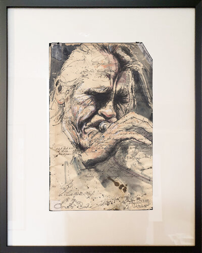 Chet Baker by Andreas Noßmann, 소묘 for Sale on Singulart