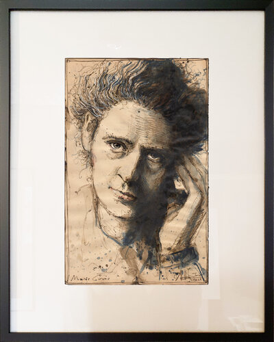 Marie Curie di Andreas Noßmann, Disegno in vendita su Singulart